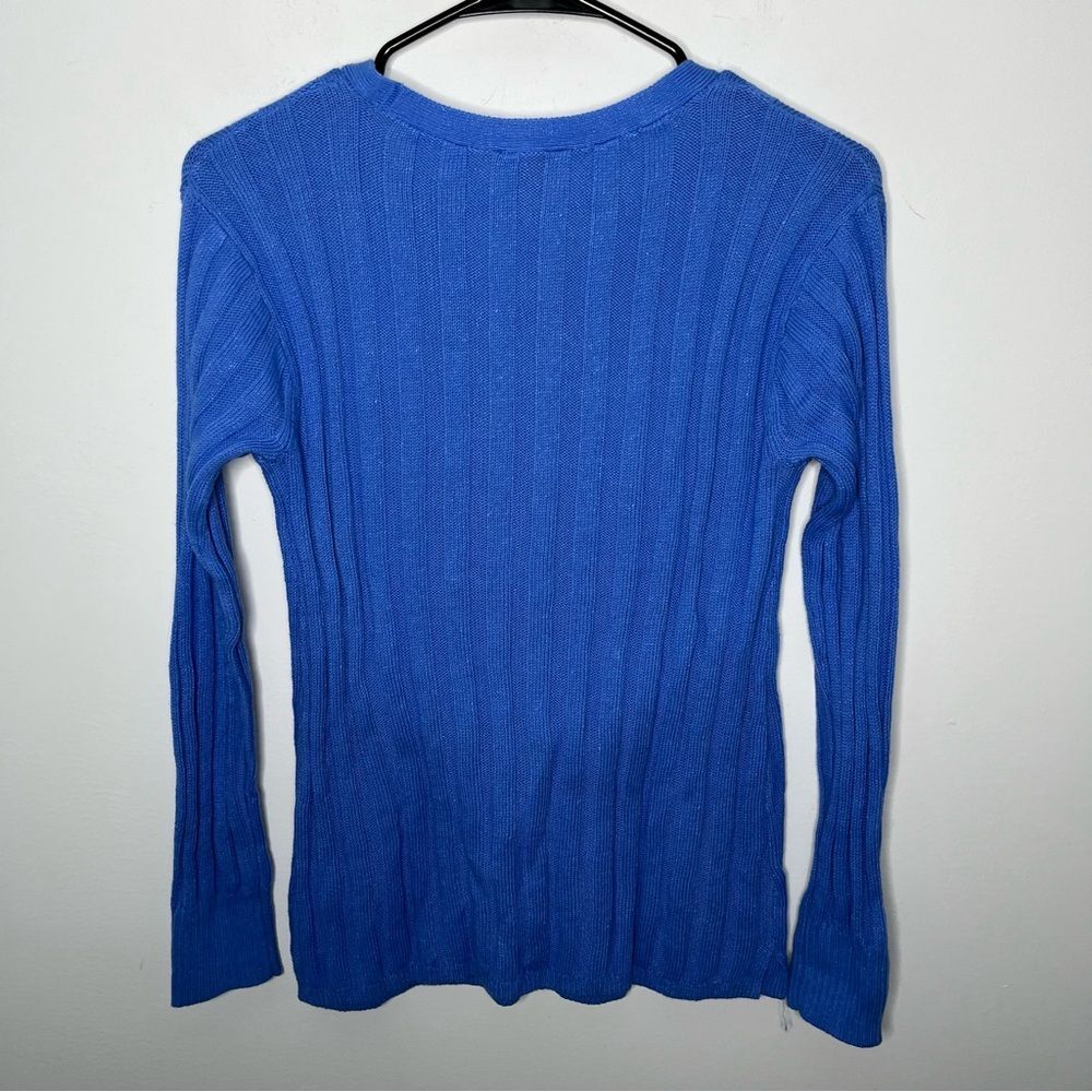 Talbots Ribbed V-neck Sweater XS - Picture 5 of 7